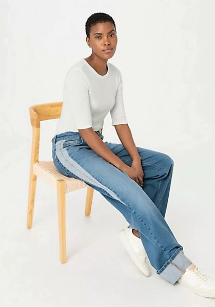 Hessnatur 5-Pocket-Jeans High Waist Wide Leg Relaxed aus Bio-Denim (1-tlg) günstig online kaufen