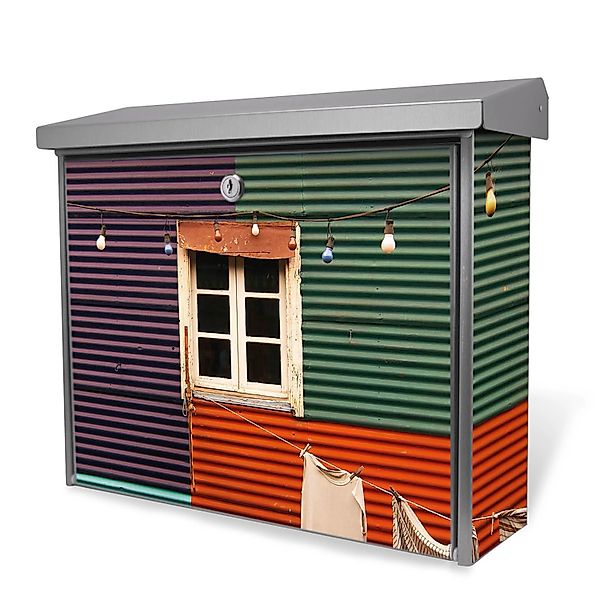 Banjado Briefkasten Edelstahl 38.5x31.5x12cm Ohne Zeitungsfach Inkl. Montag günstig online kaufen