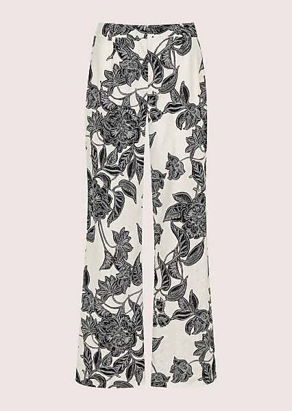 MADELEINE Chinos "Druckhose Baumwollhose mit floralem Print" günstig online kaufen