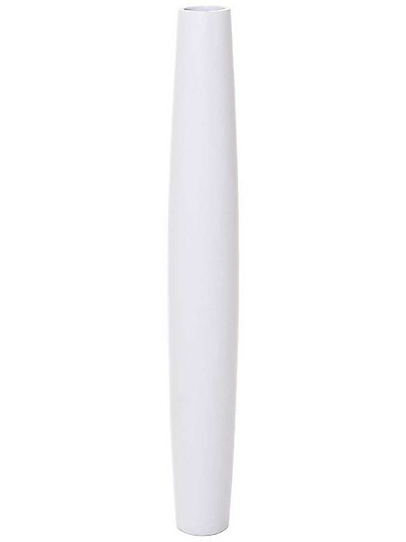 VIVANNO Bodenvase Bodenvase Standvase Fiberglas Weiß Matt ISONDRA - 9x100 c günstig online kaufen