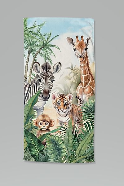 good morning Strandtuch Thabo, Velours (Packung, günstig online kaufen