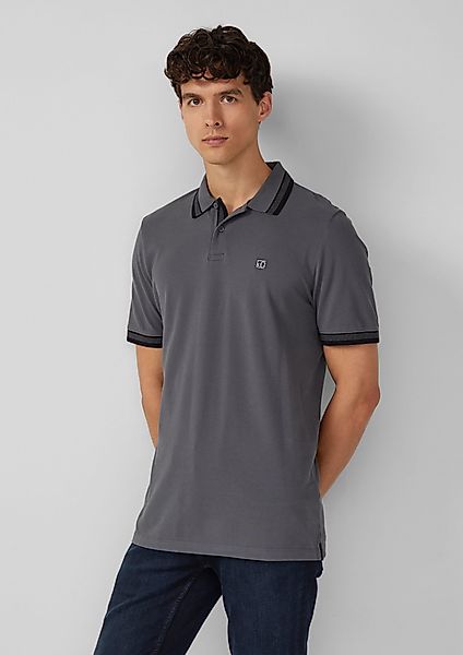s.Oliver Kurzarmshirt Poloshirt aus Baumwollpiqué mit günstig online kaufen