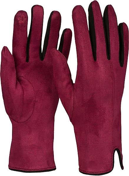 styleBREAKER Fleecehandschuhe Touchscreen Handschuhe Kontrast (1-St) günstig online kaufen