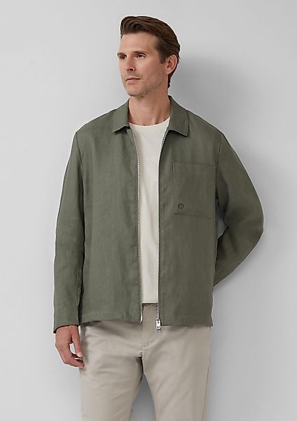 s.Oliver Hemdjacke Indoor-Jacke Overshirt aus Leinen günstig online kaufen