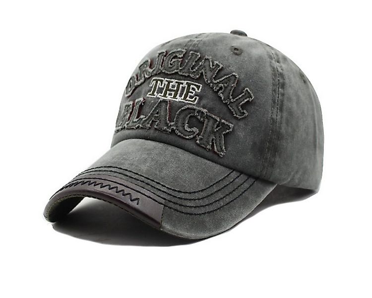 Sporty Baseball Cap Original The Black Vintage Style Used Washed Look Retro günstig online kaufen
