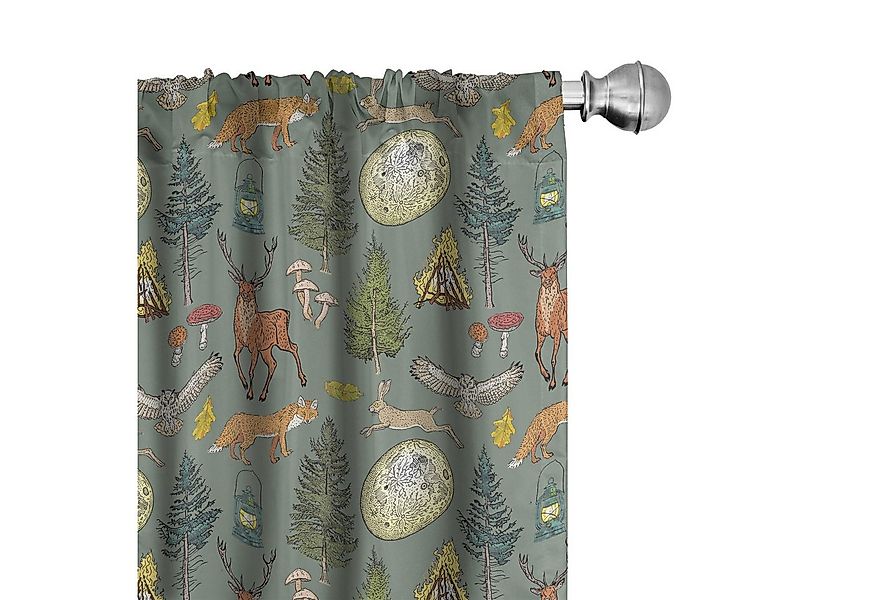 Abakuhaus Gardine Vorhang für Wohnzimmer Schlafzimmer Dekor, Microfaser, ma günstig online kaufen