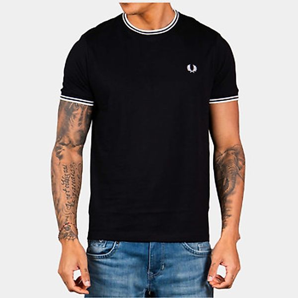 Fred Perry  T-Shirt Twin tipped t-shirt - black günstig online kaufen