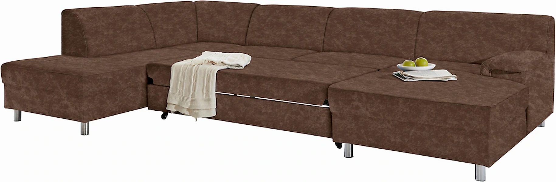 INOSIGN Wohnlandschaft "Jamie, zeitloses Design, fester Sitzkomfort, viel P günstig online kaufen