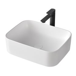 EMKE Aufsatzwaschbecken Eckiger Waschbecken Keramik Waschbecken günstig online kaufen