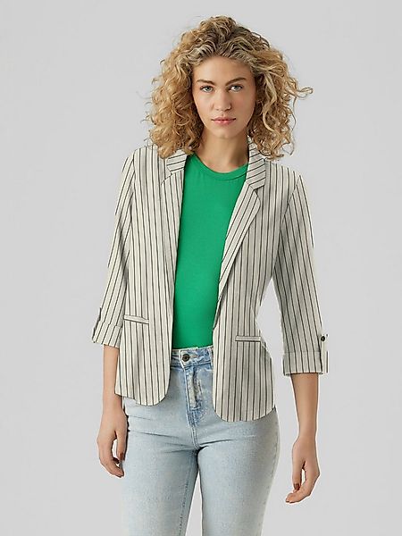 Vero Moda Kurzblazer VMJESMILO 3/4 LOOSE BLAZER WVN NOOS mit Leinen günstig online kaufen
