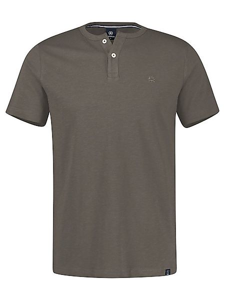 LERROS T-Shirt T-Shirt mit Rundhalsausschnitt und Knopfleiste günstig online kaufen