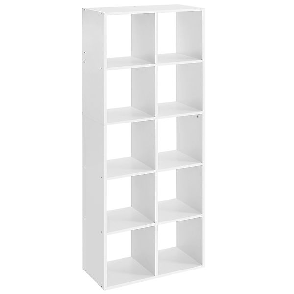 VASAGLE Bücherregal Standregal, mit 10 Fächern, günstig online kaufen