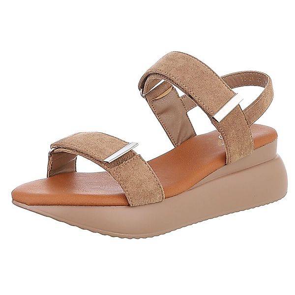 Ital-Design Damen Sandalen mit breiten Riemen günstig online kaufen