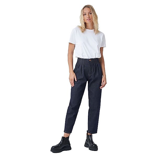 Salsa Jeans 125430-850 / Baggy Cropped Kurzarm T-shirt L Blue günstig online kaufen