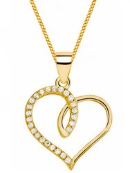 Goldene Hufeisen Goldkette Halskette Gold Herz günstig online kaufen