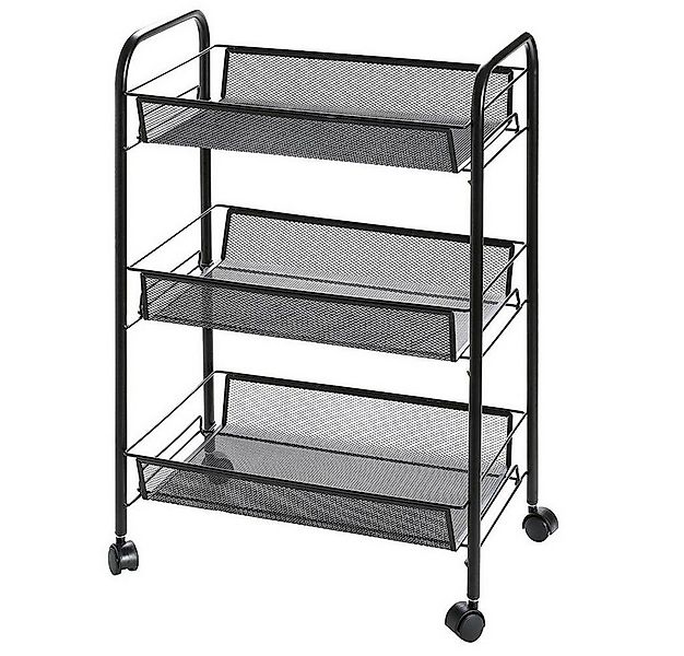 Home Collective Küchenregal Rollwagen mit 3 Ebenen, Platzsparend, 3-stöckig günstig online kaufen