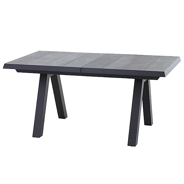 Siena Garden Gartentisch Tirana Rechteckig ausziehbar Grey 90 cm x 200 cm günstig online kaufen