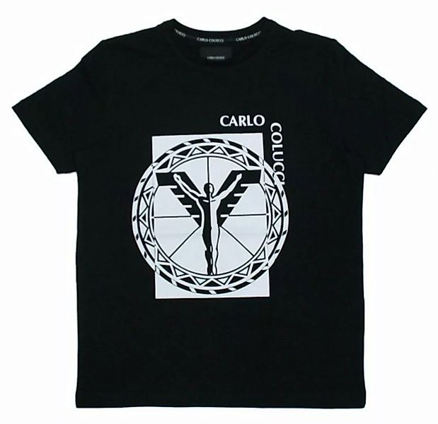 CARLO COLUCCI T-Shirt Block Logo Print (1-tlg) günstig online kaufen
