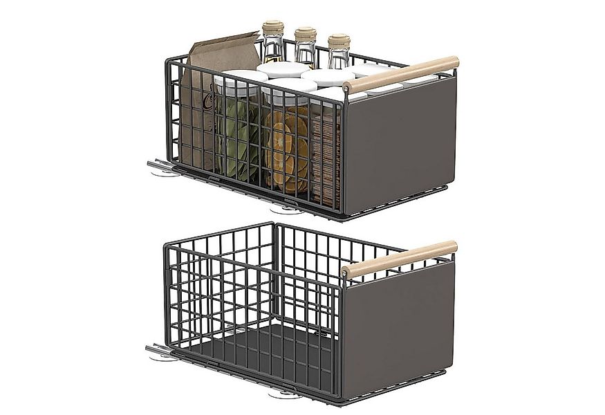 BlingBin Küchenregal Teleskopschublade Schublade Faltbare Erweiterbar Küche günstig online kaufen