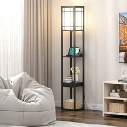 COSTWAY Stehlampe, ohne Leuchtmittel, Warmweiß, ohne günstig online kaufen