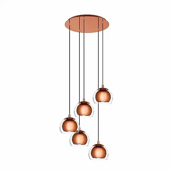 EGLO Hängeleuchte »ROCAMAR 1« E27 1 Stk. Hängelampe aus Stahl und Glas in K günstig online kaufen