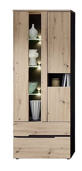 freiraum Vitrine Meagan 75 x 197 x 38 cm (B/H/T) günstig online kaufen