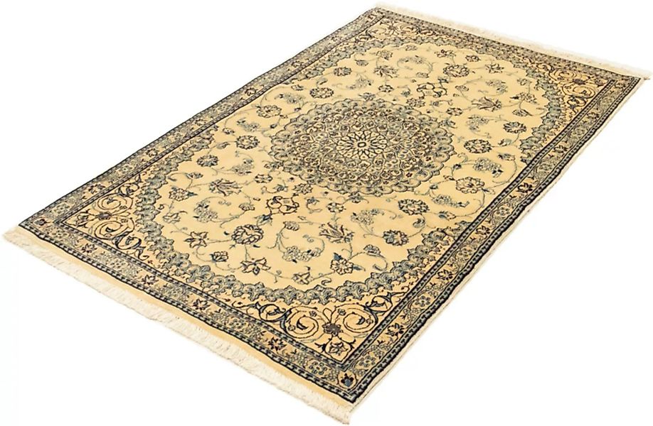 morgenland Teppich »Nain 6la Teppich handgeknüpft beige«, rechteckig günstig online kaufen
