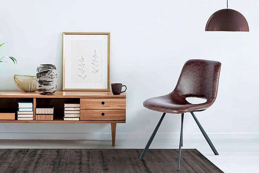 Kayoom Stuhl "Josephine 325 2er-Set, zeitloses Design, mit geometrischer Au günstig online kaufen