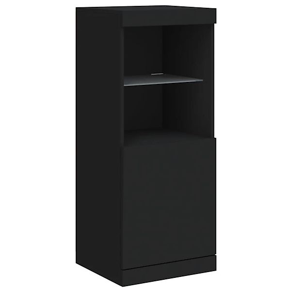 vidaXL Sideboard mit LED-Leuchten Schwarz 41x37x100 cm 836687 günstig online kaufen