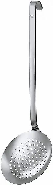RÖSLE Schaumlöffel, (1 tlg.), Abseihlöffel mit Hakengriff, Edelstahl 18/10, günstig online kaufen