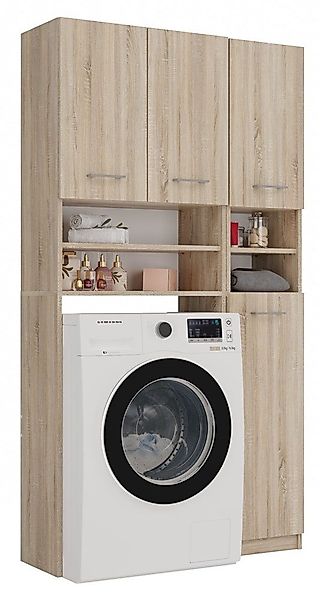 MAGOWA Waschmaschinenumbauschrank Badezimmer-Schrank-Set – Säulenregal + günstig online kaufen