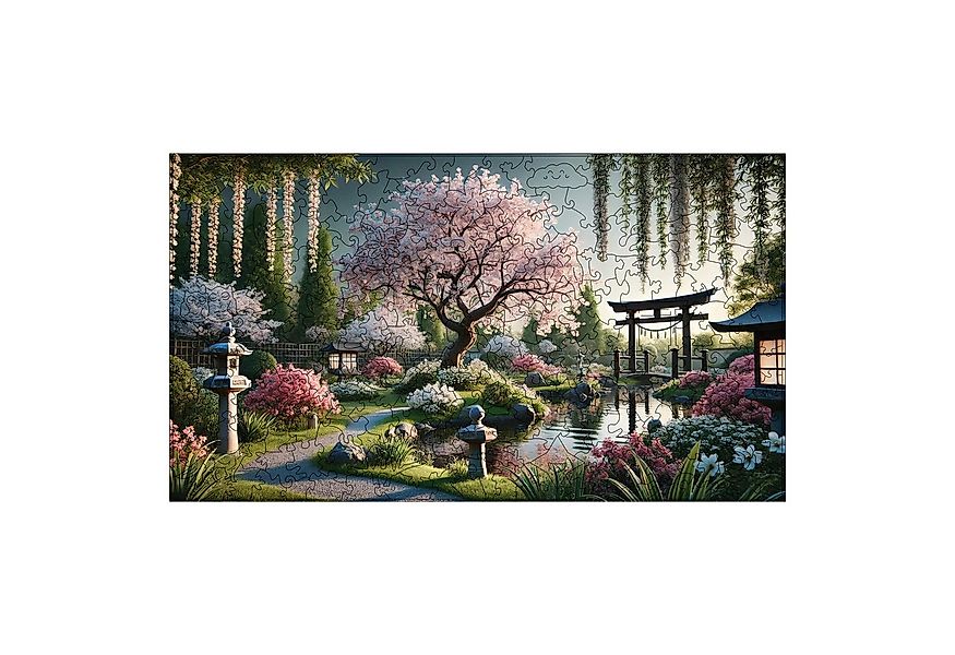 MagicHolz Puzzle MagicHolz Blühender Zen-Garten Holzpuzzle, 250 Puzzleteile günstig online kaufen