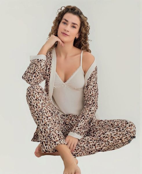 fashionshowcase Pyjama Damen 3-teilig Set - günstig online kaufen