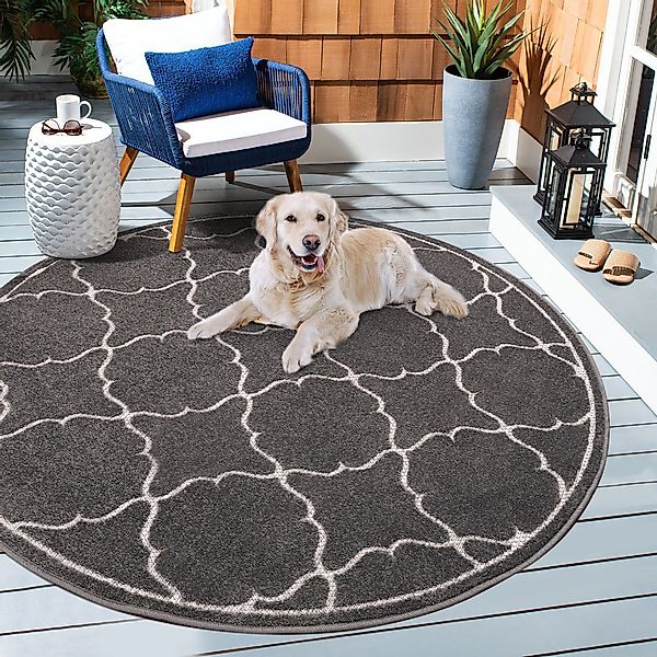 Sanat Teppich Berlin, rund, Höhe: 6 mm, In -und Outdoor geeignet, robust un günstig online kaufen