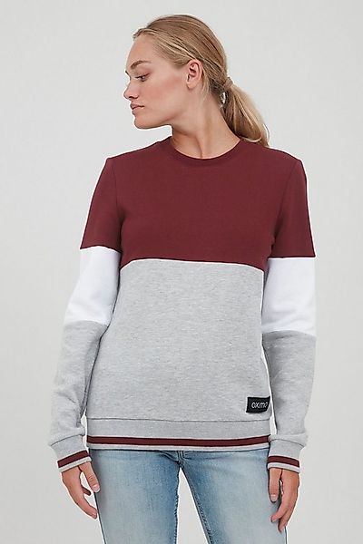 OXMO Hoodie OXOmaya Sportlicher Sweatpullover mit kontrastreichem Muster günstig online kaufen