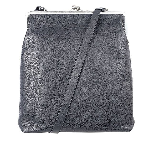 VOLKER LANG Schultertasche VIRGINIA  Elegante Damen Bügeltasche aus italien günstig online kaufen