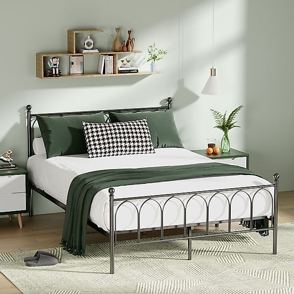 STILVORA Metallbett Metallbett 140x200 Bettgestell mit günstig online kaufen