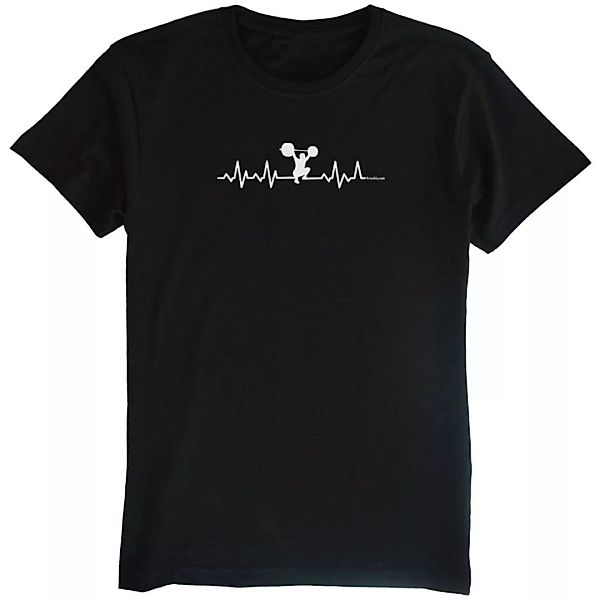 Kruskis Fitness Heartbeat Kurzärmeliges T-shirt 2XL Black günstig online kaufen