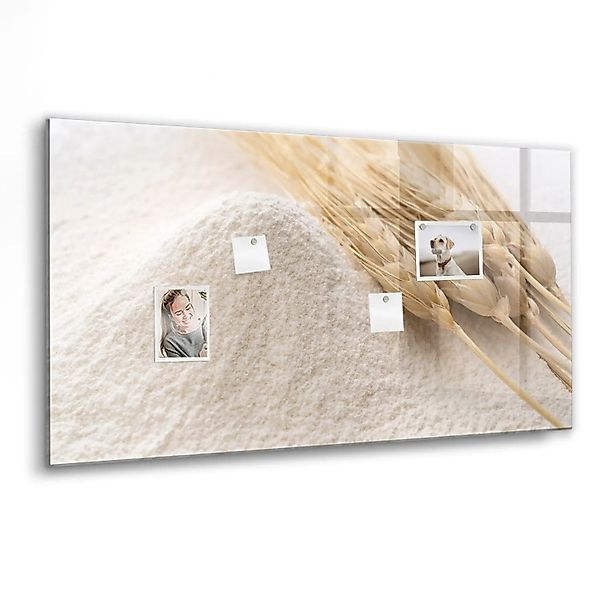 Tulup Glas Magnettafel Mehl 120x60 cm Magnettafel Zum Beschriften Schwarzer günstig online kaufen