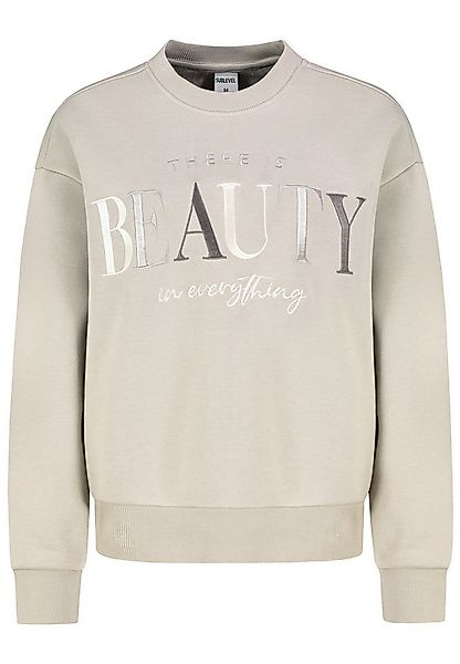 SUBLEVEL Sweatshirt Damen Pullover kuschelig weich Flauschig Sweater Crewne günstig online kaufen