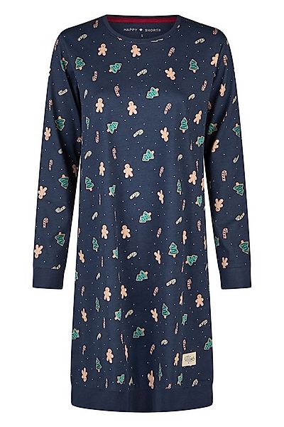 HAPPY SHORTS Schlafanzug Happy Shorts Sleepshirt Knielang Bequem und modisc günstig online kaufen