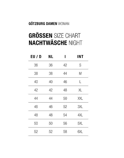 GÖTZBURG Nachthemd Katerini Rundhalsausschnitt, langärmelig, Baumwolle, günstig online kaufen
