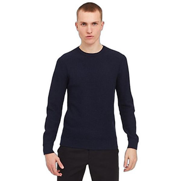 Casual Friday  Pullover Pull tricot structuré à col rond  karlo günstig online kaufen