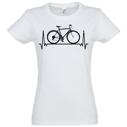 Youth Designz T-Shirt Heartbeat Fahrrad Damen günstig online kaufen