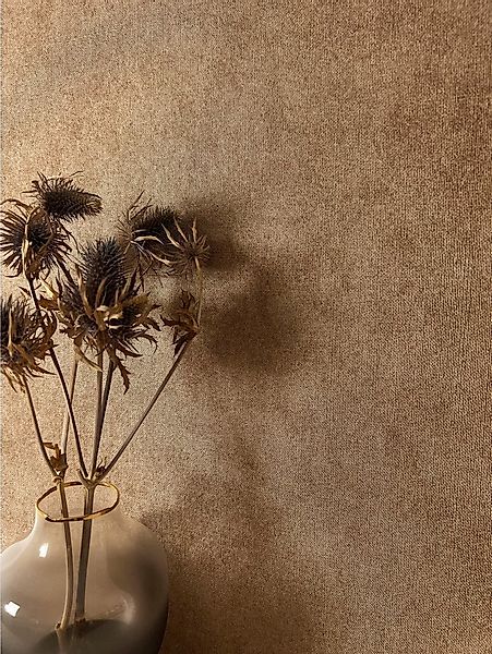 Newroom Vliestapete Zeno Gold Tapete Mustertapete Unifarbe, Textil-Optik, L günstig online kaufen
