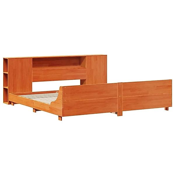 vidaXL Massivholzbett ohne Matratze Wachsbraun 200x200 Kiefernholz 3323640 günstig online kaufen