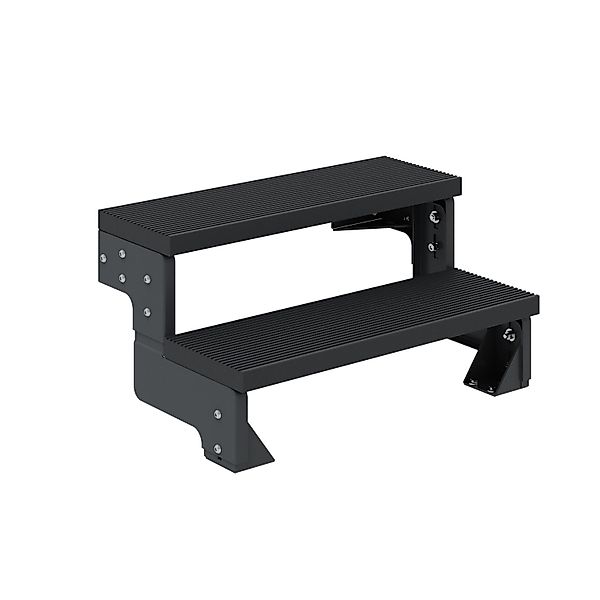 Dolle Außentreppe Gardentop Anthrazit 2 Stufen 80 cm Ohne Geländer günstig online kaufen