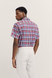 bugatti Kurzarmhemd mit Karo-Muster günstig online kaufen