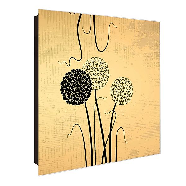 Banjado Großer Schlüsselkasten Glas 30x30cm Schwarz Scharnier Rechts 50 Hak günstig online kaufen
