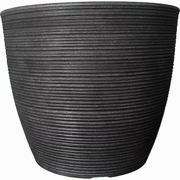 Siena Garden Pflanzgefäß Sevilla Schwarz Ø 38x32 cm günstig online kaufen